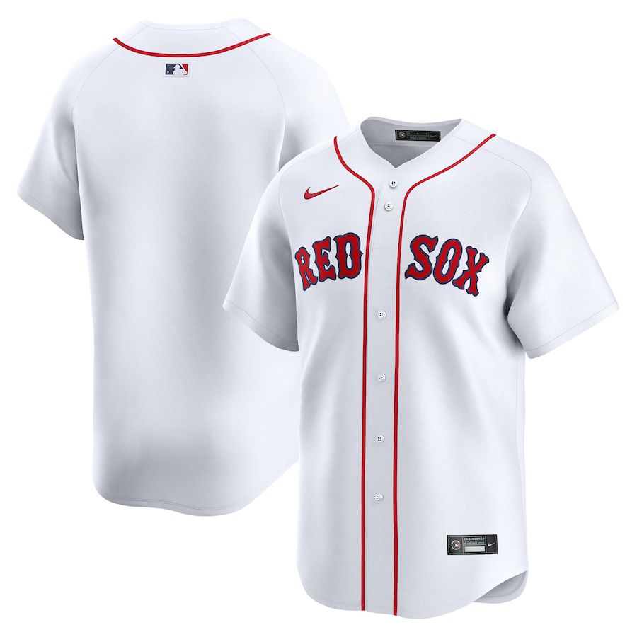 Men Boston Red Sox Blank Nike White Home Limited MLB Jersey->->MLB Jersey